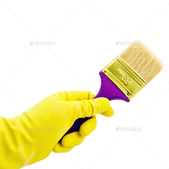 Brush in hand Stock Photo by rezkrr PhotoDune